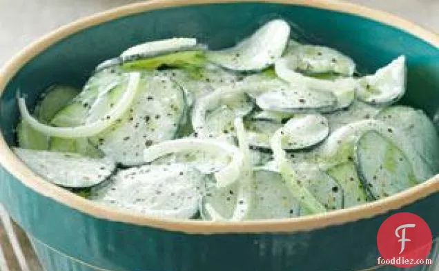 Sour Cream Cucumbers
