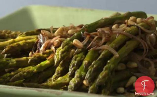 Roasted Asparagus With Pine Nuts Recipe