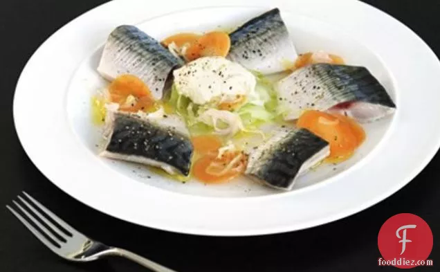 Soused Mackerel With Cucumber Salad