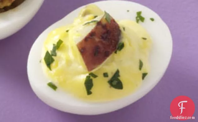 Tater Salad Deviled Eggs