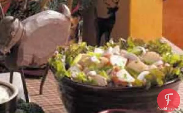 गर्म लाल आलू का सलाद