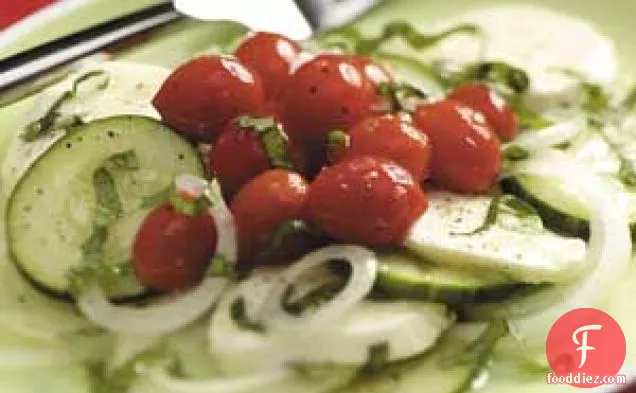Grape Tomato Mozzarella Salad