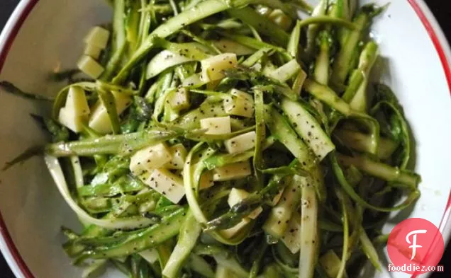 Shaved Asparagus & Fontina Salad