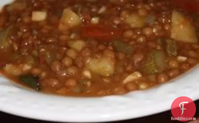 Lentil and Cactus Soup (Mom's )
