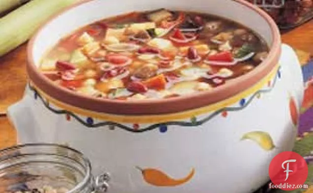 भुना हुआ सब्जी का सूप