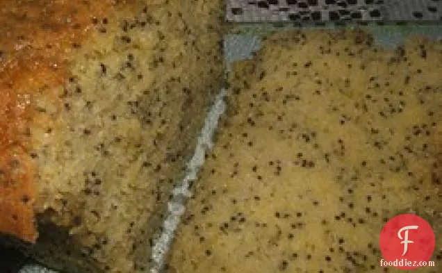 Moist Lemon Poppy Seed Cake