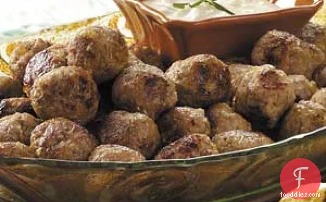 Rosemary Veal Meatballs