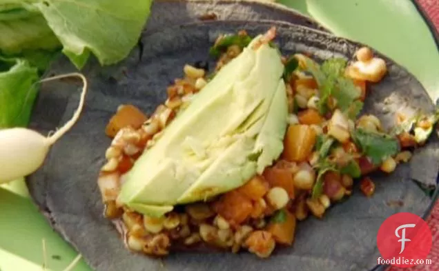 नो मीट डेयरी फ्री गार्लिक टैकोस