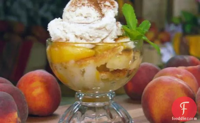 The Lady and Sons Peach Cobbler
