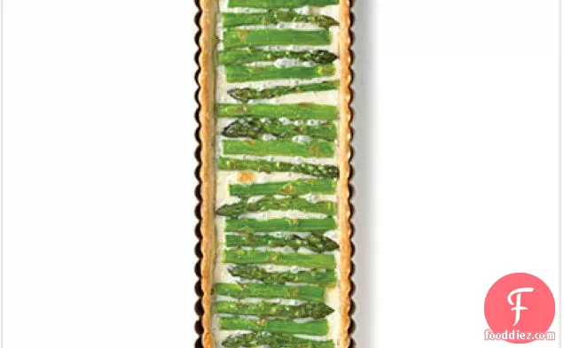 Asparagus and Teleme Tart