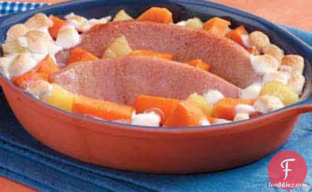 Sweet Potato Ham Casserole