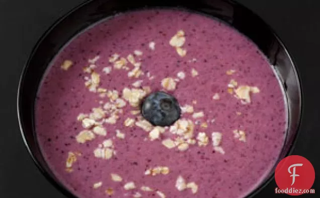 Blueberry-Oat Smoothies