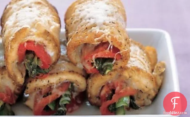 Chicken And Asparagus Rolls