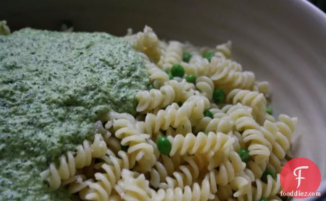 Fusilli With Asparagus-mint Pesto