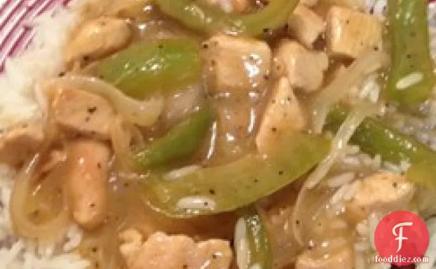 नींबू मिर्च चिकन और ग्रेवी