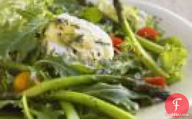 Roast Asparagus Salad With Chèvre