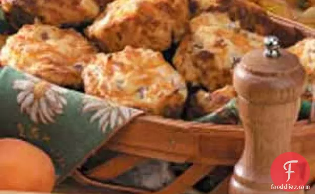 Ham N Cheese Muffins