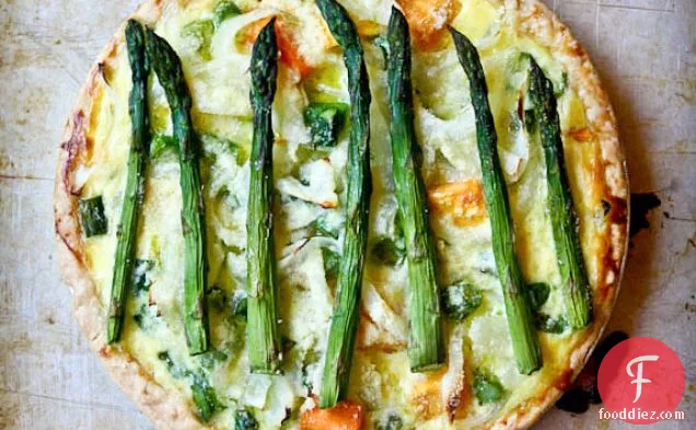 Asparagus And Squash Pie