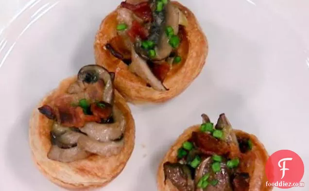 Mini Bacon and Mushroom Pies