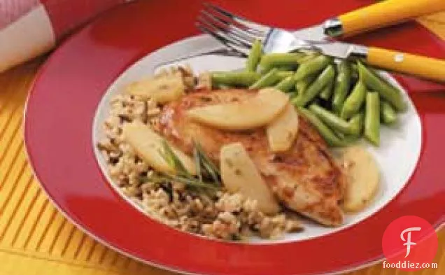 Tarragon Chicken with Apples