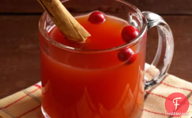 Slow-Cooked Apple Cranberry Cider