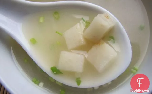 Celeriac Miso Soup