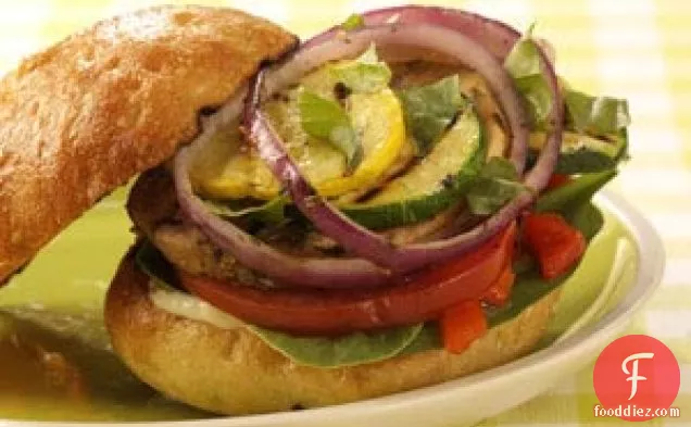 Broiled Vegetable Sandwiches