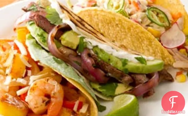 Grilled Steak & Onion Tacos
