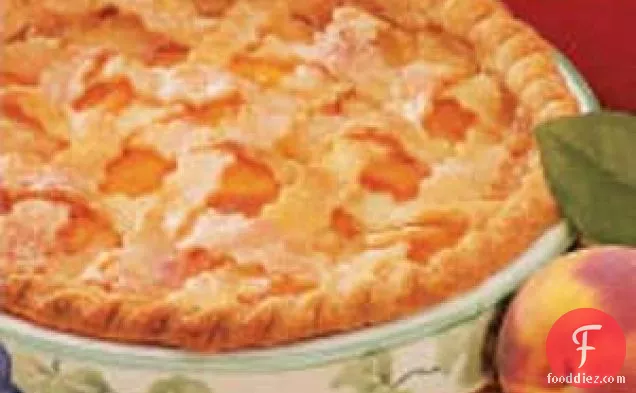 Peaches 'N' Cream Pie