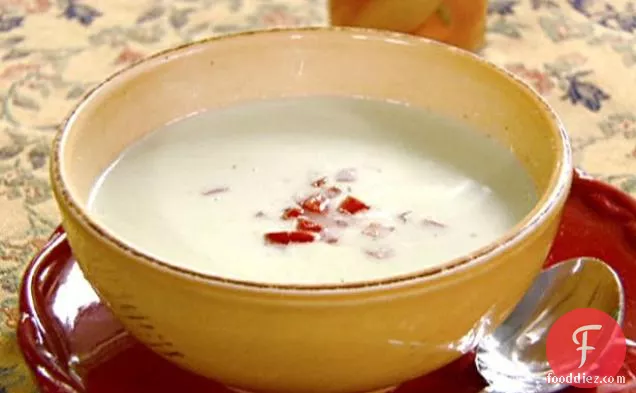 Summer Yogurt Soup with Tomato and Basil