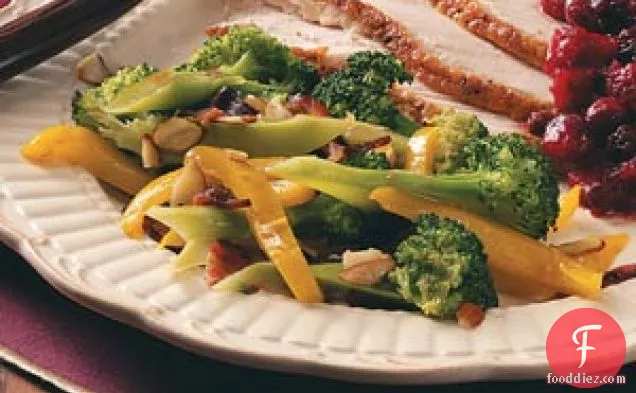 Bacon-Almond Broccoli Medley