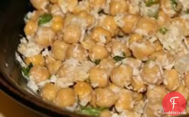 Chickpea Coconut Salad