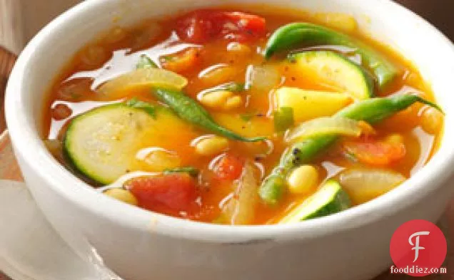 ग्रीष्मकालीन सब्जी का सूप