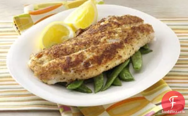 Crumb-Coated Red Snapper