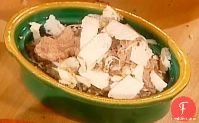 Chicken Liver Mousse with Truffles: Spuma di Fegati con Tartufo