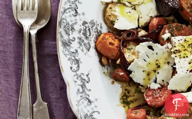 Warm Winter-Vegetable Salad