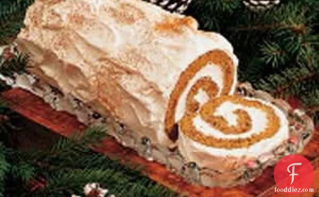 Gingerbread Yule Log