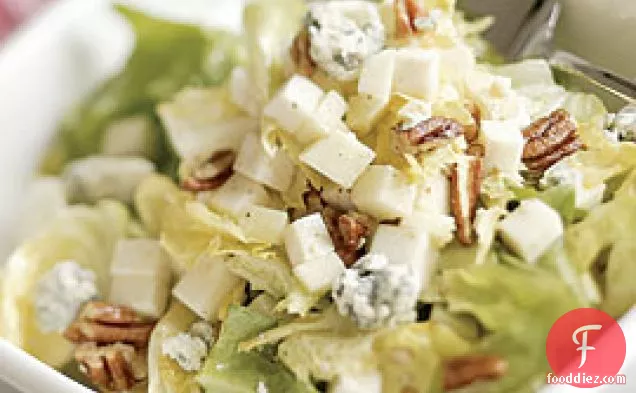 Escarole With Green Apple, Celery Root, Toasted Pecans & Blue C