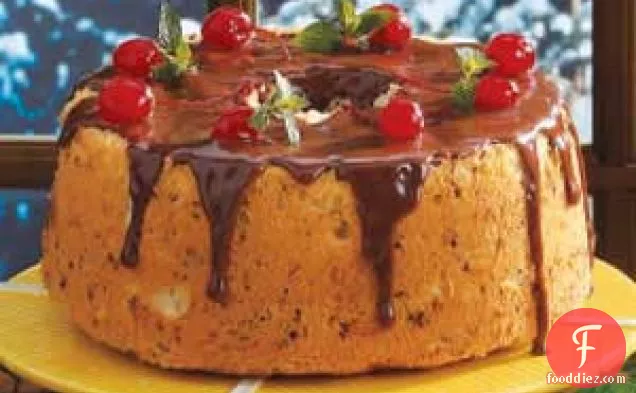 Chocolate Cherry Angel Cake
