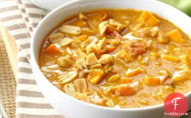 मसालेदार मूंगफली का सूप