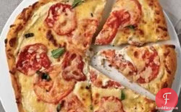 Easy Tomato-Basil Pizza
