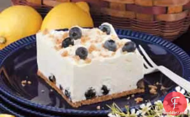 Lemon Chiffon Blueberry Dessert
