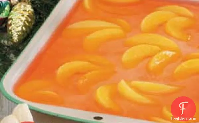 Peaches 'n' Cream Gelatin Dessert