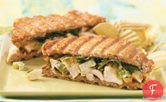 Curried Chicken Paninis for Two