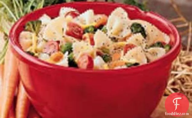 Pasta Salad with Poppy Seed Dressing