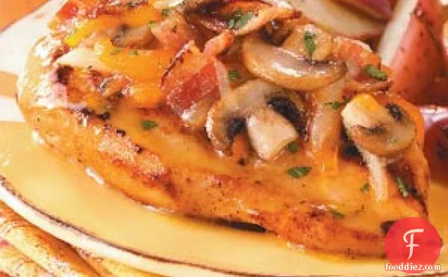 Bacon-Cheese Topped Chicken