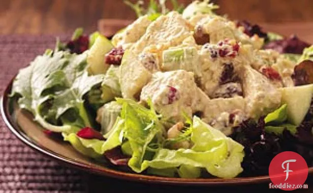 Fruited Curry Turkey Salad for Two