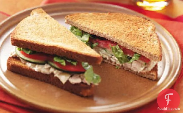 Tuna Caesar Sandwiches