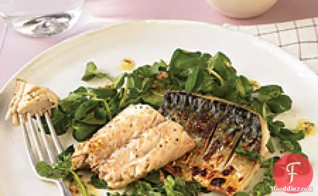 Crisp Mackerel Salad With Grainy-mustard Vinaigrette