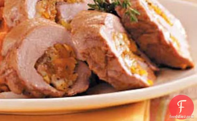 Apricot-Stuffed Pork Tenderloin